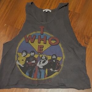 Junk Food Clothing The Who Gray Tank Top